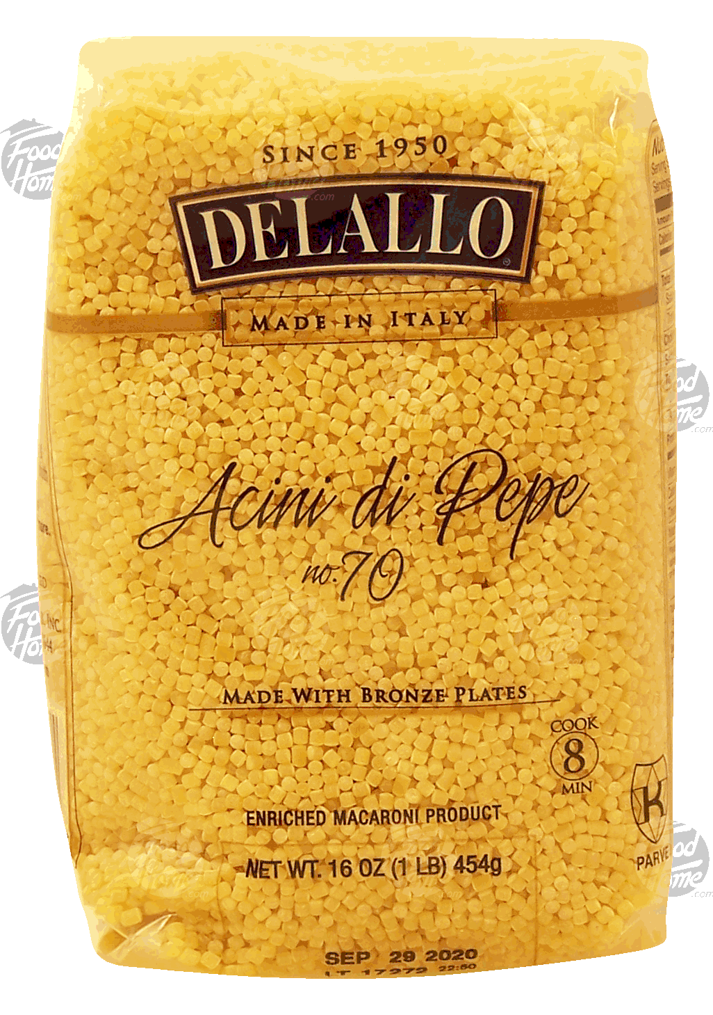 Delallo  acini di pepe no.70 enriched macaroni product Full-Size Picture